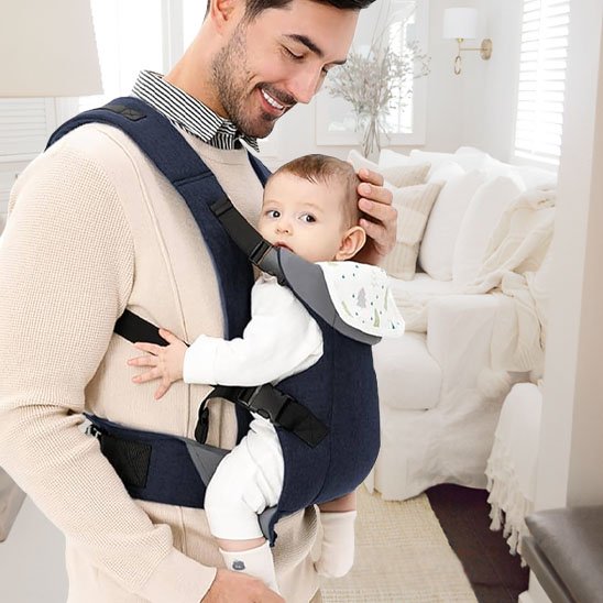 Porte bébé papa