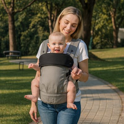 Porte bébé physiologique maman enfant