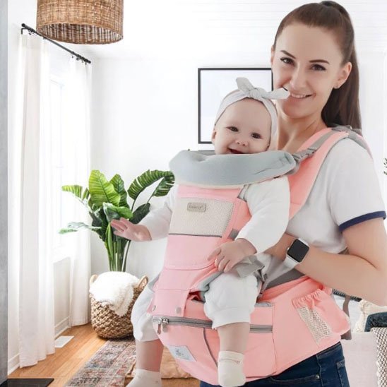 PORTE BEBE rose maman