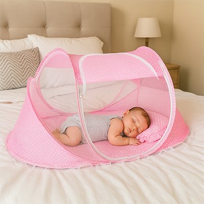Lit moustiquaire bebe | Nomad Protect bebeloulou