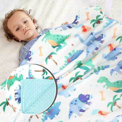 Couverture bébé-dino