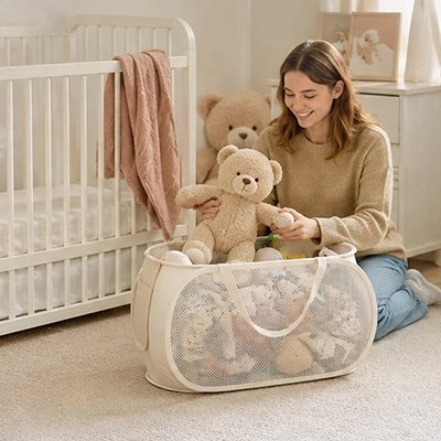 Rangement pour peluche | Nid à peluches bebeloulou