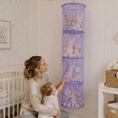 Rangement pour peluche | Panier Toutou bebeloulou