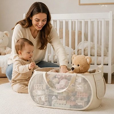 Rangement pour peluche | Nid à peluches bebeloulou