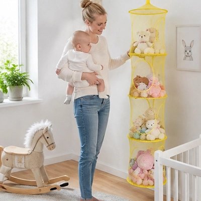 Rangement pour peluche | Panier Toutou bebeloulou
