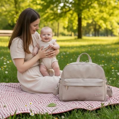 Sac à langer à dos | Élégance Pratique bebeloulou