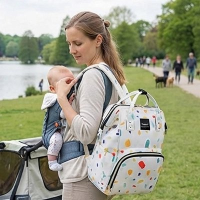 Sac a langer bebe NidoBag blanc