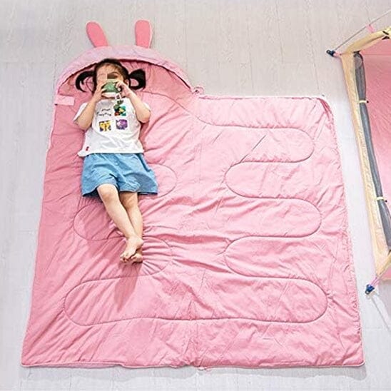 Sac de couchage enfant rose