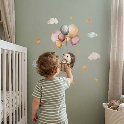 Stickers muraux | Hérisson bebeloulou