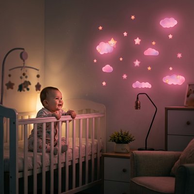 Stickers muraux chambre | Magie Phosphorescente bebeloulou