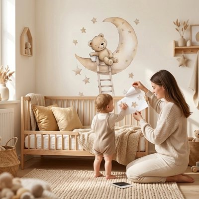 Stickers muraux chambre | Rêve Cosmique bebeloulou