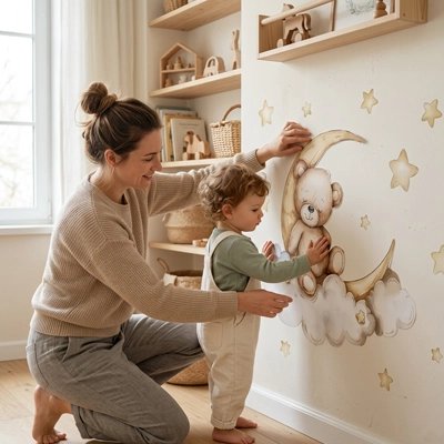 Stickers muraux chambre | Rêve Cosmique bebeloulou