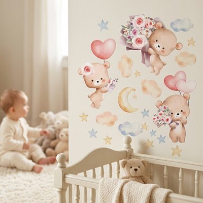 Stickers muraux enfant assit chambre