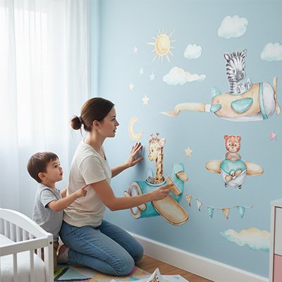 Stickers muraux enfant | Décors Magiques bebeloulou