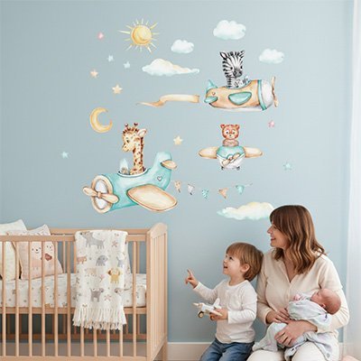 Stickers muraux enfant | Décors Magiques bebeloulou