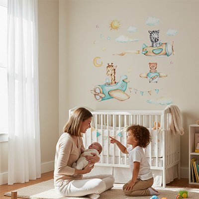 Stickers muraux enfant | Décors Magiques bebeloulou