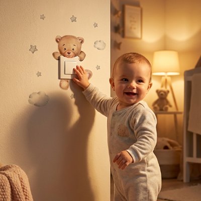 Stickers muraux enfant Ours bébé