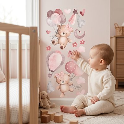 Stickers muraux enfant fleur