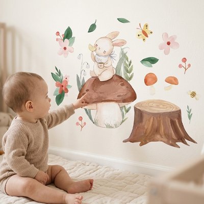 Stickers muraux lapin