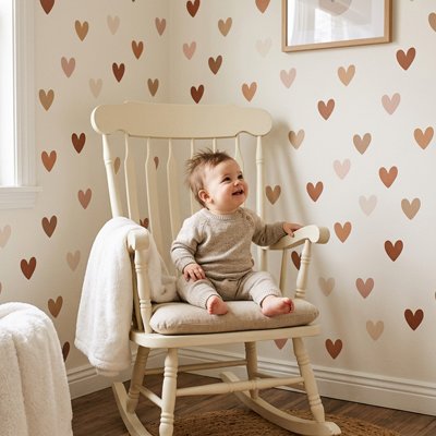 Stickers muraux | Petits Coeurs bebeloulou