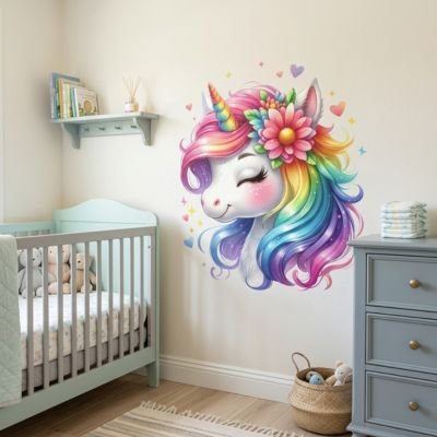 Stickers muraux | Licorne enchantée bebeloulou