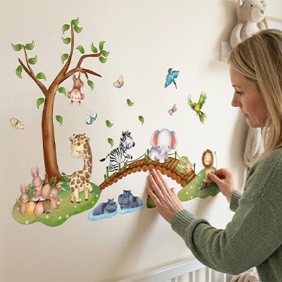Stickers muraux | Parade Safari bebeloulou