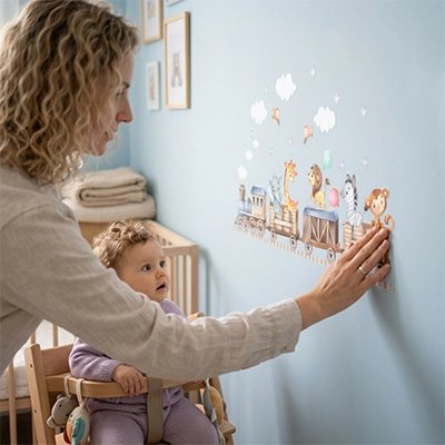 Stickers muraux | Train Magique bebeloulou