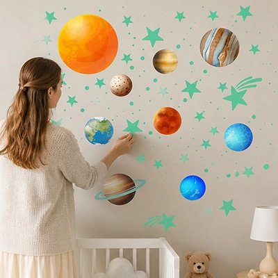 Stickers muraux | Voyage aux Étoiles bebeloulou