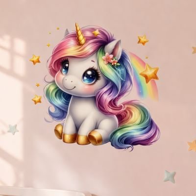 Stickers muraux | Licorne magique bebeloulou