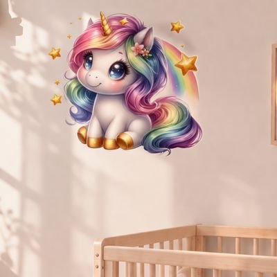 Stickers muraux | Licorne magique bebeloulou