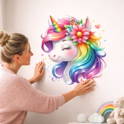 Stickers muraux | Licorne enchantée bebeloulou
