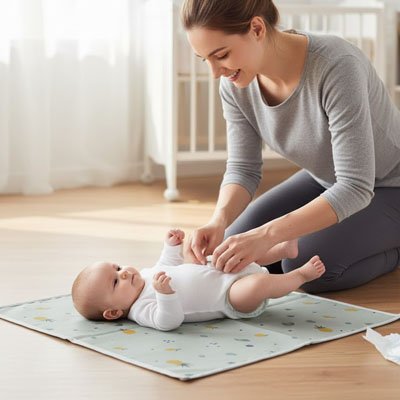 Tapis à langer nomade | Imperméable bebeloulou