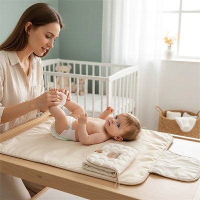 Tapis à langer nomade | Élégance Pratique bebeloulou