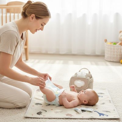 Tapis à langer nomade | Imperméable bebeloulou