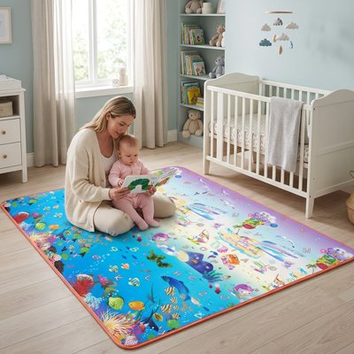 Tapis de sol bébé lettre