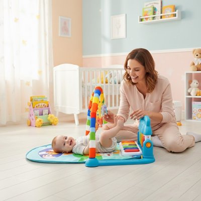 Tapis d'éveil bébé enfant maman
