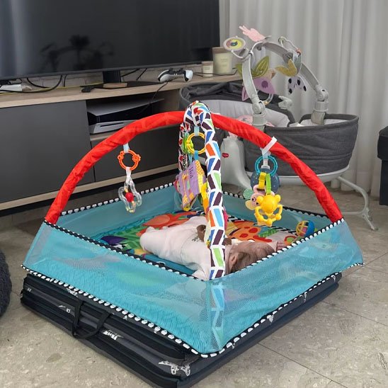 Tapis d'éveil sensoriel | Coloré Éveil bebeloulou