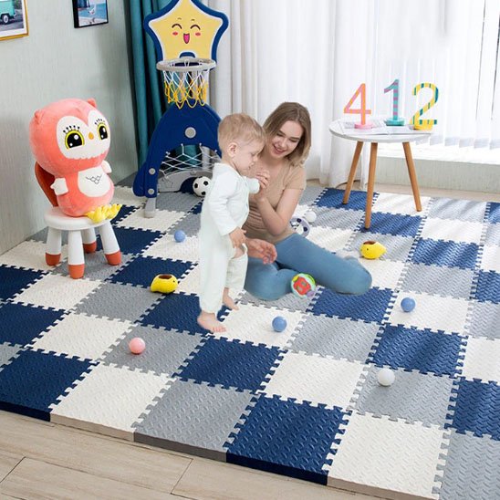 Tapis d'Éveil Sensoriel Coloré | BabySmart bebeloulou