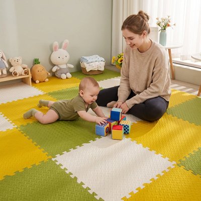 Tapis en mousse puzzle | Antidérapant Sécurisé bebeloulou