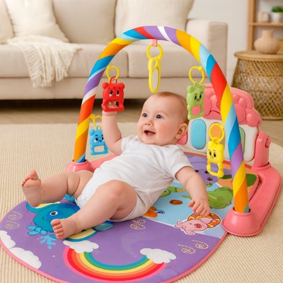 Tapis eveil bebe fait sport sur tapis