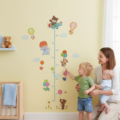 Toise murale ballon
