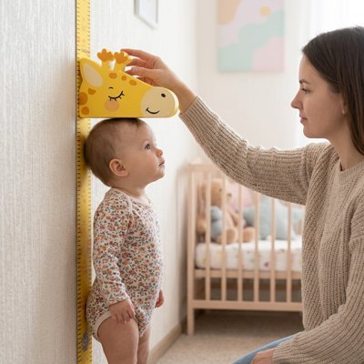 Toise Murale girafe enfant