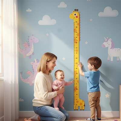 Toise enfant | Toise Girafe bebeloulou