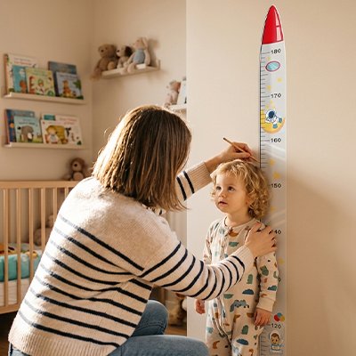 Toise enfant Croissancemaman bébé