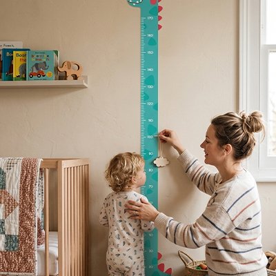 Toise enfant Croissance Ludique maman bébé