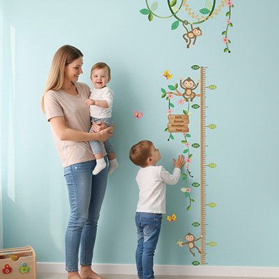 Toise maman et enfants