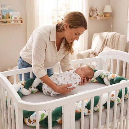 Tresse de lit bébé Patchwork maman