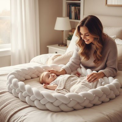 Tresse de lit | Tour de lit sécuritaire pour bébé bebeloulou