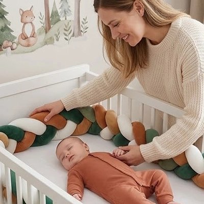 Tresse de lit | Cocon Patchwork bebeloulou