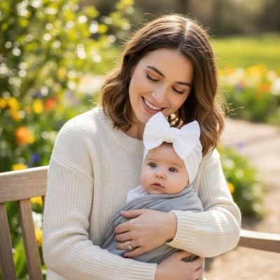 Turban bébé fille | Élégance Confortable bebeloulou